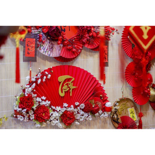 Giấy Gói Qùa đỏ Trơn giấy đỏ trang Trí Tết, phông nền tết, gấp quạt - Hani Store