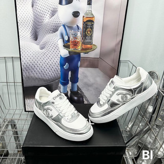 Giày thể thao sneaker màu bạc fullbox