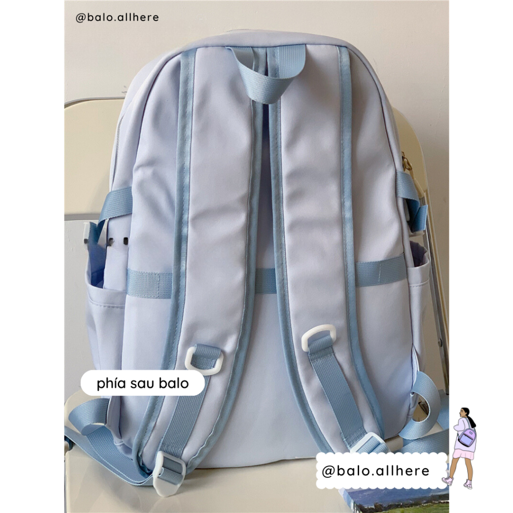 Balo Cặp Sách Đi Học Nam Nữ Chống Nước