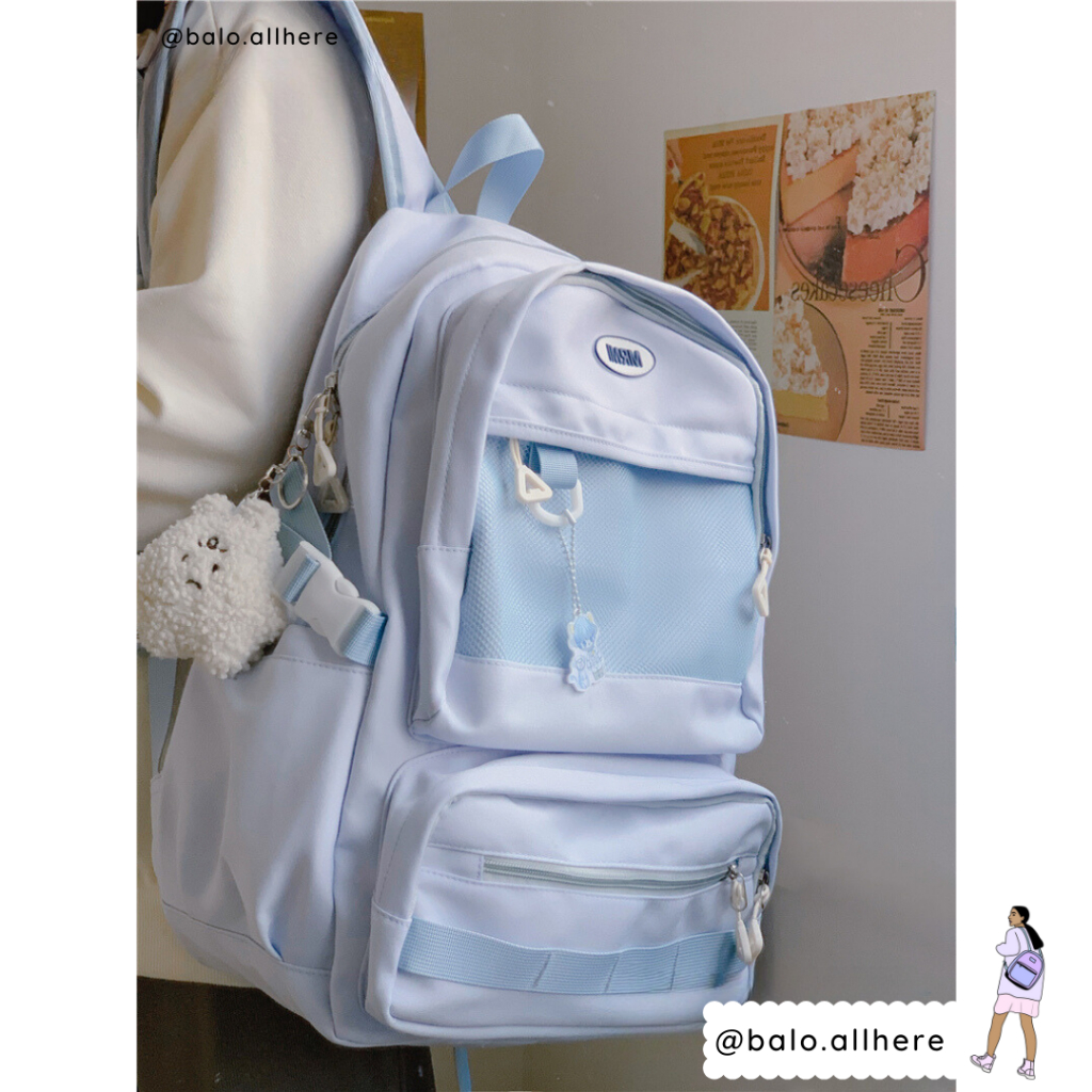 Balo Cặp Sách Đi Học Nam Nữ Chống Nước