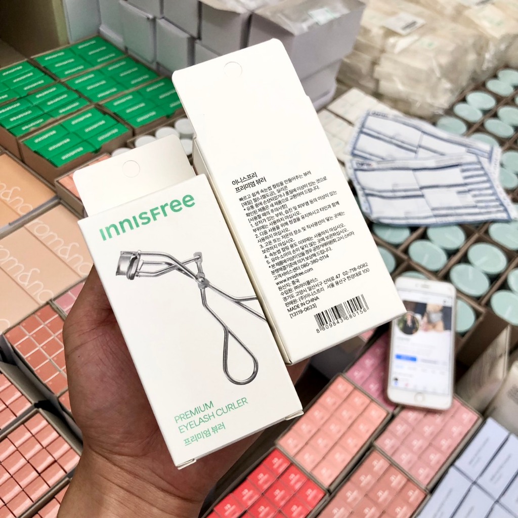 (CÓ BILL) Kẹp Mi INNISFREE Premium Eyelash Curler