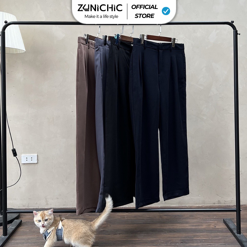 Quần Vải Ống Rộng CLASSY Wide leg Pants Phong Cách Năng Động Cá Tính