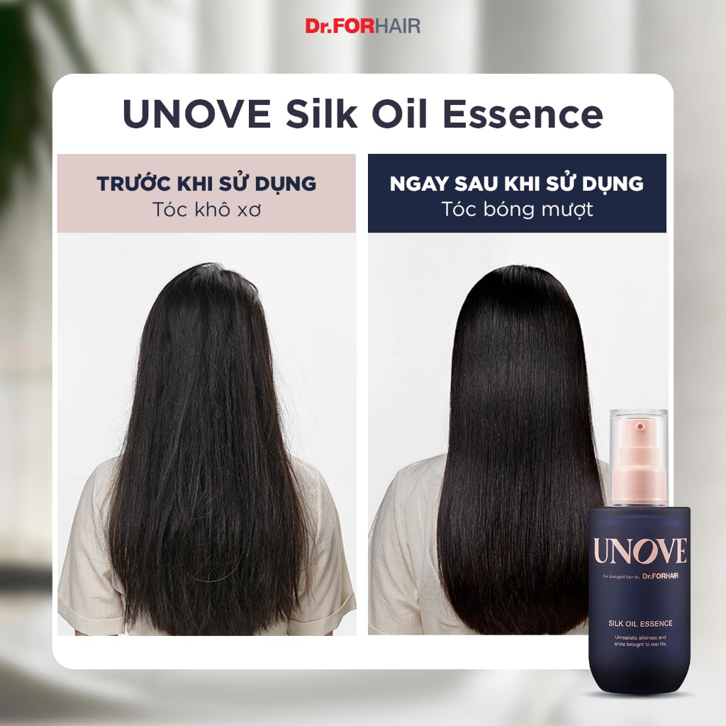 Tinh chất dưỡng tóc UNOVE Silk Oil Essence