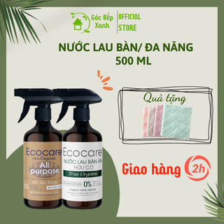 Xịt lau bàn Ecocare, xịt đa năng Ecocare hữu cơ dùng cho mọi bề mặt 500ml