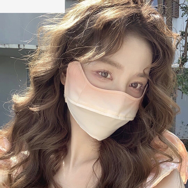 💥💥Khăn Che Mặt Bằng Lụa Lạnh Thoáng Khí Chống Tia UV💥💥