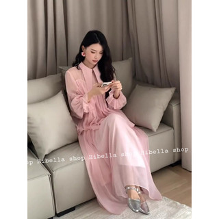 Set 2 chi tiết chất tơ lụa hồng tiểu thư