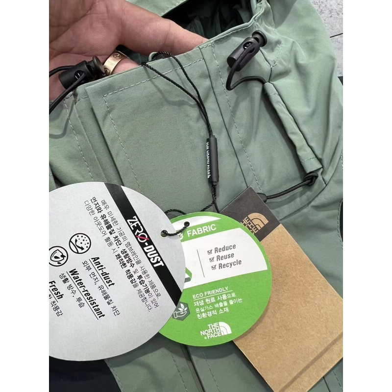 TheNorthFace DRYVENT Áo khoác nam nữ mùa đông Logo áo khoác thêu chải nhung