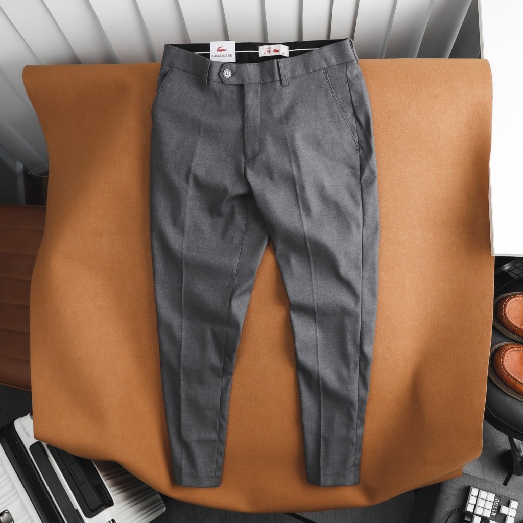 Quần Âu dài nam Lcst chất vải dày dặn dư xịn chuẩn hãng, không xù lông bám bụi - Hàng VNXK