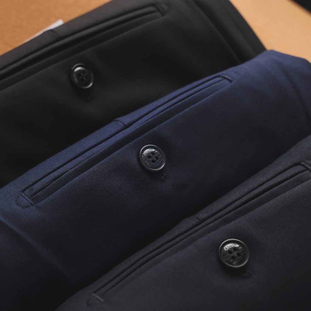 Quần Âu dài nam Lcst chất vải dày dặn dư xịn chuẩn hãng, không xù lông bám bụi - Hàng VNXK