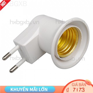 Đui đèn e27 có công tắc và phích cắm.