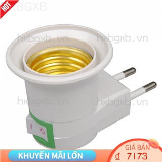 Đui Đèn E27 Có Công Tắc Và Phích Cắm.
