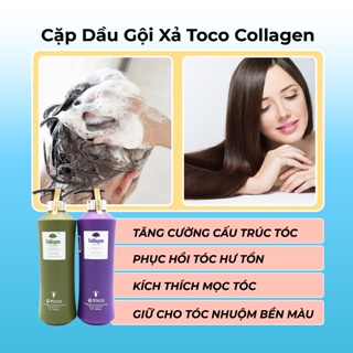 Dầu gội xả ToCo kích thích mọc tóc , ngăn ngừa gãy rụng 1000ml chính hãng.