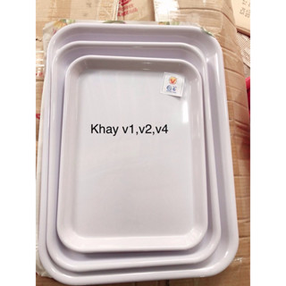 Khay phíp trắng đựng đồ dùng tiện ích, khay đựng giáo cụ Montessori