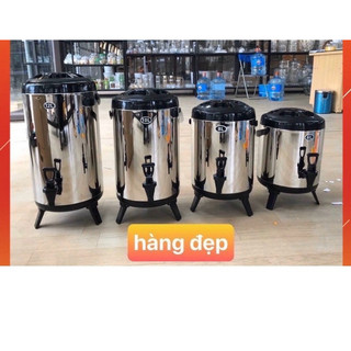 Bình Ủ Trà Sữa 3 Lớp Inox 304 Giữ Nhiệt Nóng Lạnh Cực Tốt 6L 8L 10L 12L