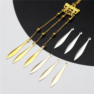 5 phiến hình lá 34mm làm vương miện Lolita nguyên liệu làm trâm làm trang sức cổ trang NL0035