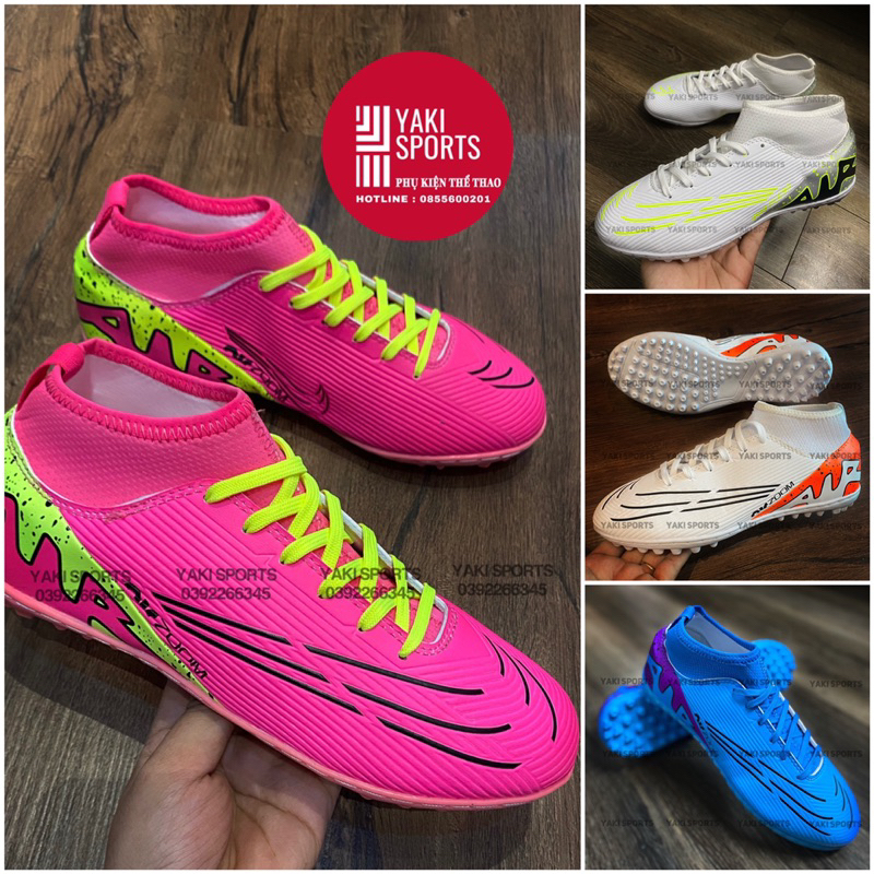Giày đá bóng Vapor 15 Superfly - Khâu Kín Đế - Tặng Kèm Tất - Bảo Hành 3 tháng