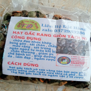 1kg hạt gấc rang giòn tách vỏ không giã