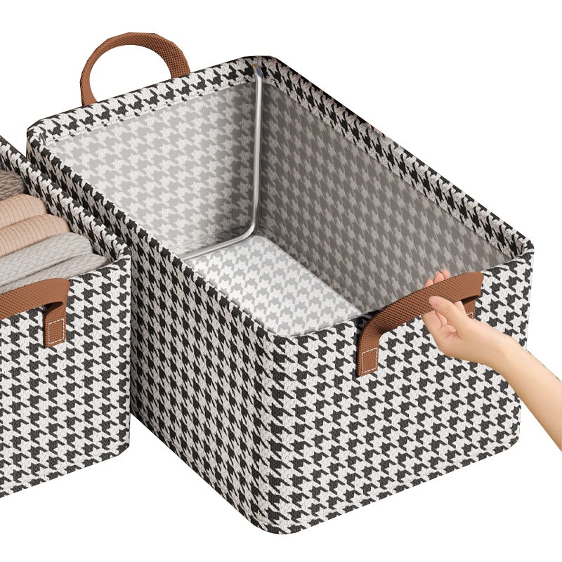 Hộp đựng xếp quần áo,khung thép chắc chắn túi đựng quần áo gọn gàng , tay cầm chắc chắn