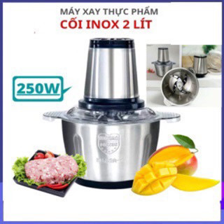 máy xay thịt, máy xay đa năng cối Inox Food Processor 2l loại 1