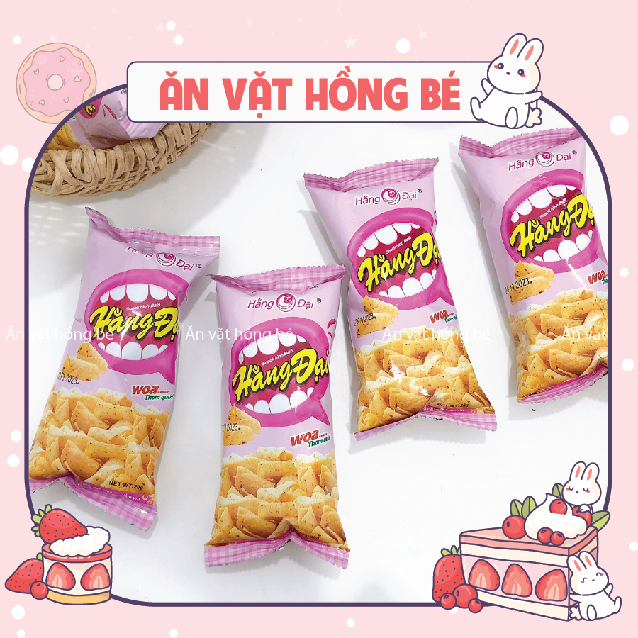 Snack hình Balo Hằng Đại giòn sụn thơm ngon,đồ ăn vặt cổng trường hot nhất