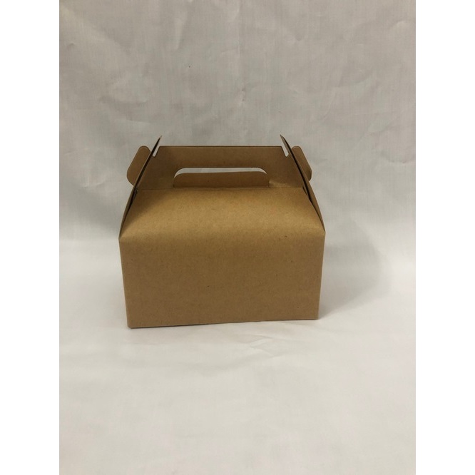 Hộp giấy kraft tay cầm để bánh cupcake kẹo/quà tặng đủ kích thước/hộp