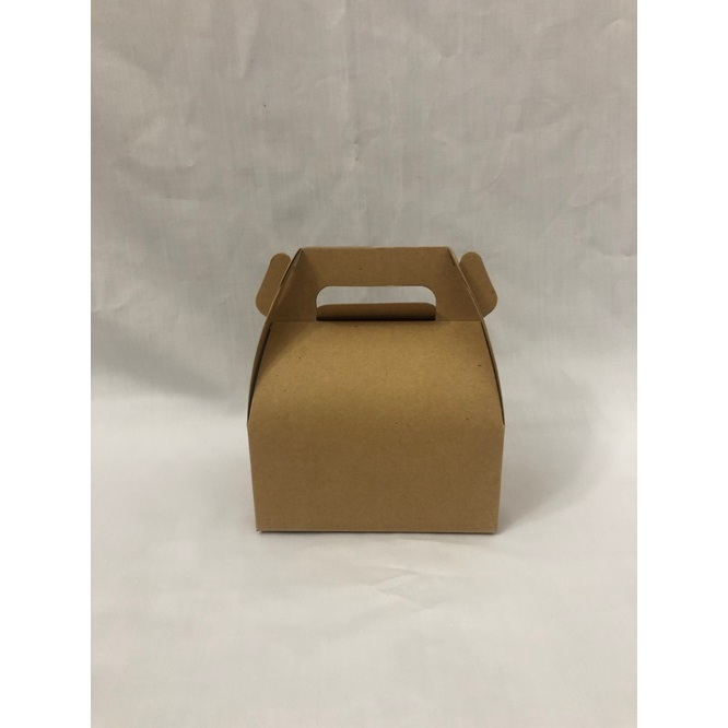 Hộp giấy kraft tay cầm để bánh cupcake kẹo/quà tặng đủ kích thước/hộp