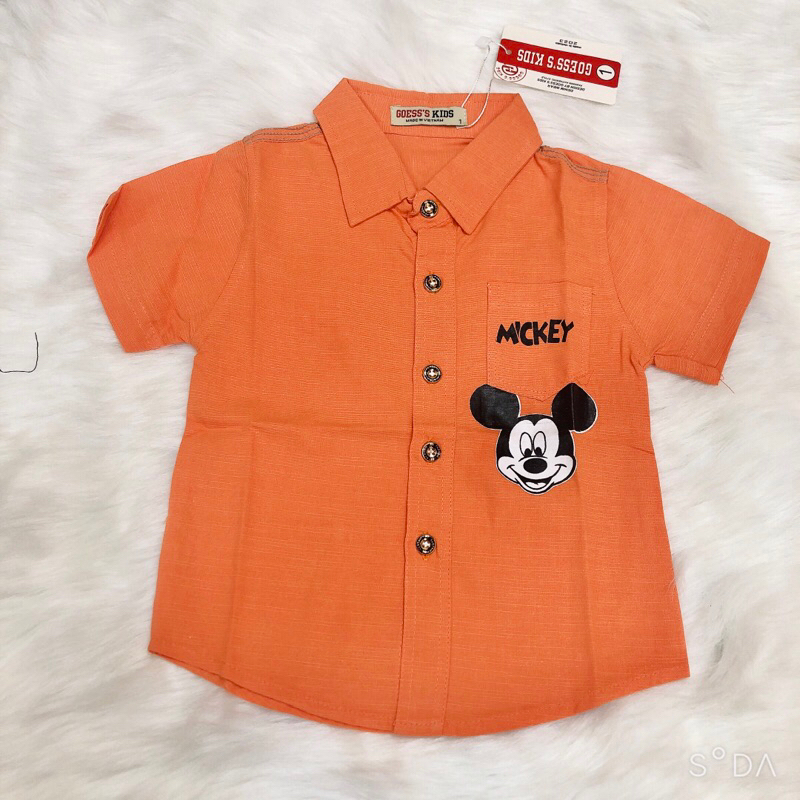 Áo sơ mi bé trai 8-25kg siêu đẹp hàng bán shop