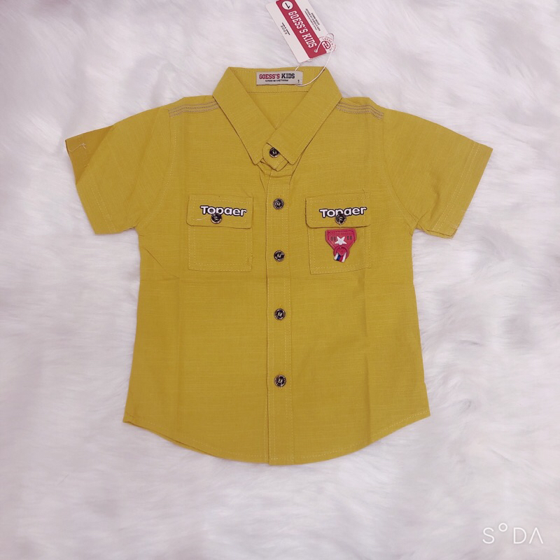 Áo sơ mi bé trai 8-25kg siêu đẹp hàng bán shop