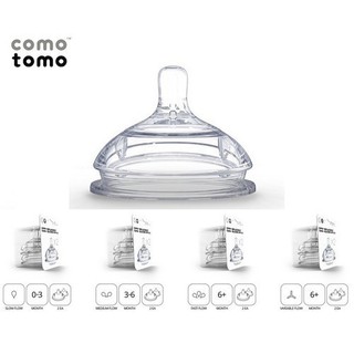 Núm Ti Bình Sữa Comotomo Silicon Cao Cấp - TÁCH LẺ NÚM