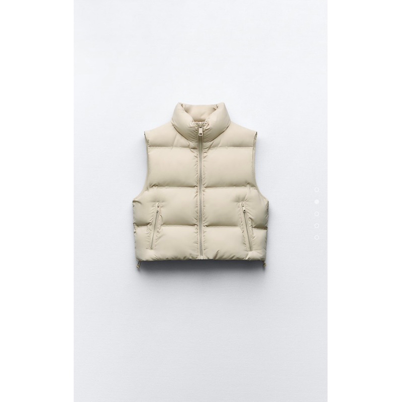 Áo phao gile Zara Authentic