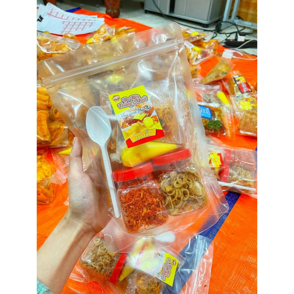 SET BÁNH TRANG PHƠI SƯƠNG DẺO TÔM BƠ BÉO TRỨNG MUỐI, MUỐI BÉO 2-3 NGƯỜI ĂN- THÈM GÌ CŨNG CÓ