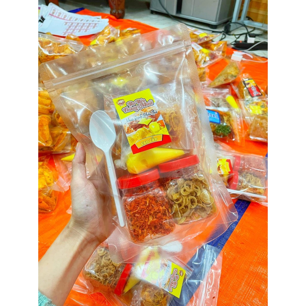 SET BÁNH TRANG PHƠI SƯƠNG DẺO TÔM BƠ BÉO TRỨNG MUỐI, MUỐI BÉO 2-3 NGƯỜI ĂN- THÈM GÌ CŨNG CÓ