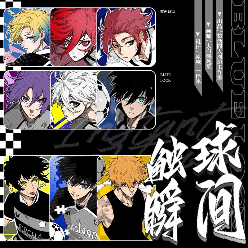 (Sẵn) Card bo góc pola Blue Lock Touch The Football hàng artist có bản quyền