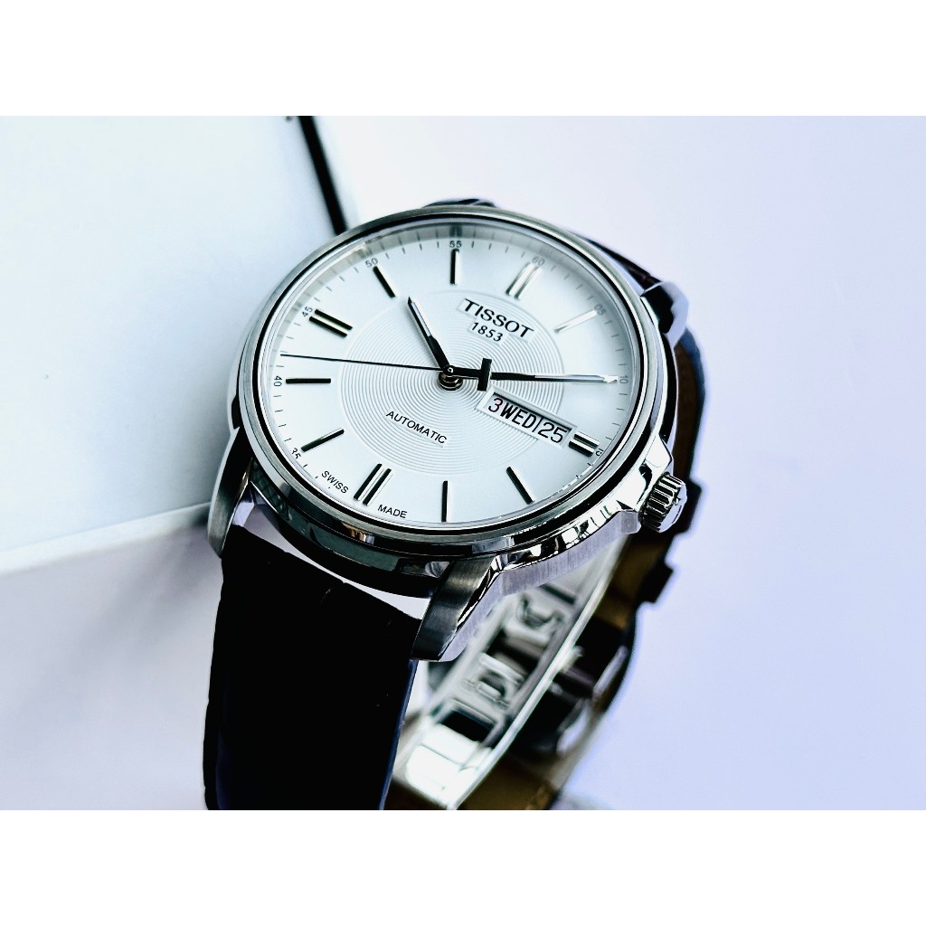 Đồng hồ nam dây da Tissot Automatic T065.430.16.031.00