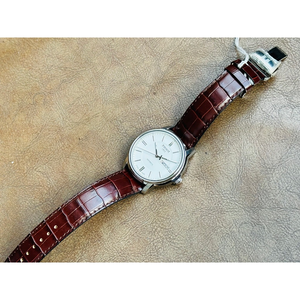 Đồng hồ nam dây da Tissot Automatic T065.430.16.031.00