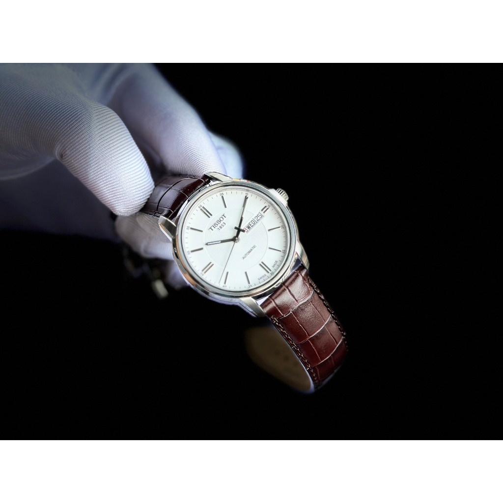 Đồng hồ nam dây da Tissot Automatic T065.430.16.031.00