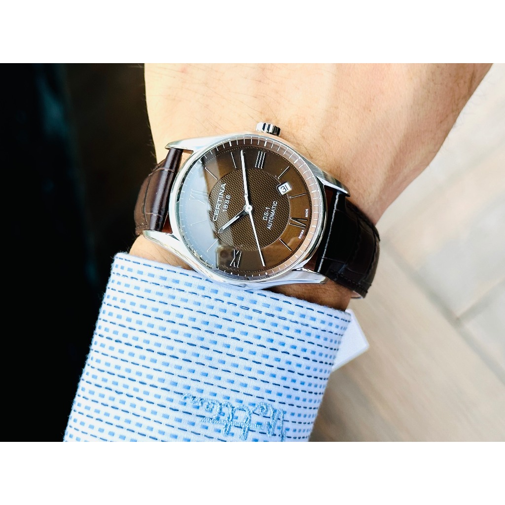 Đồng hồ nam dây da Certina Automatic DS-1 C006.407.16.298.00