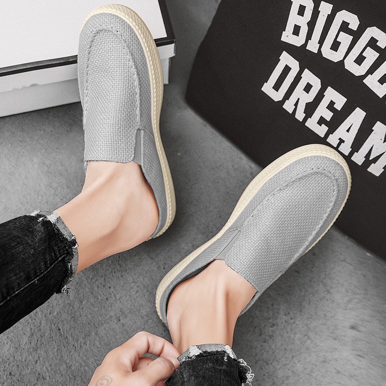 CF627 - Giày Sabo Vải Canvas Unisex Thiết Kế Đơn Giản - Giày Canvas - Sấu Vui Vẻ Official