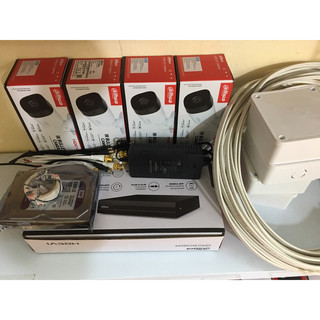 Trọn bộ 4 camera Dahua full HD 2.0 đầy đủ phụ kiện