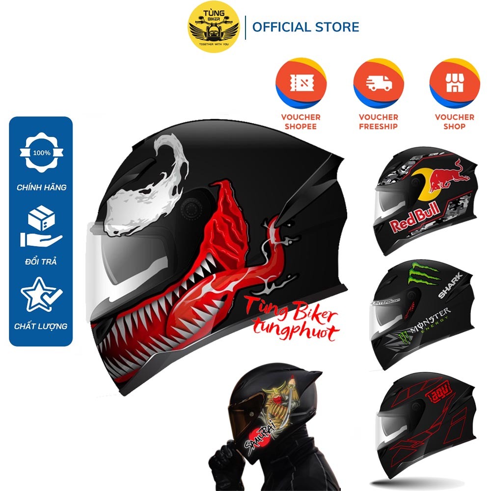 Bộ Tem Decal Phản Quang Dán Nón, Chống Nước, Chống Phai, Tem Phản Quang Dán Trang Trí Mũ Bảo Hiểm (TM03)