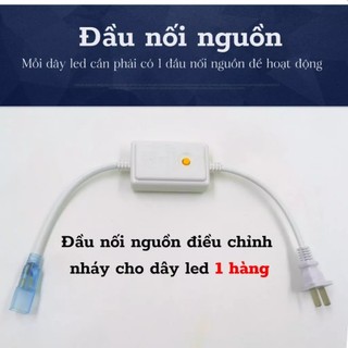 Nguồn nháy đuổi nhiều màu 2835, nguồn nháy 1 màu 1 hàng, 2 hàng