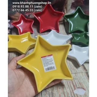 Chén chấm sứ - chén chấm sứ cao cấp hình ngôi sao