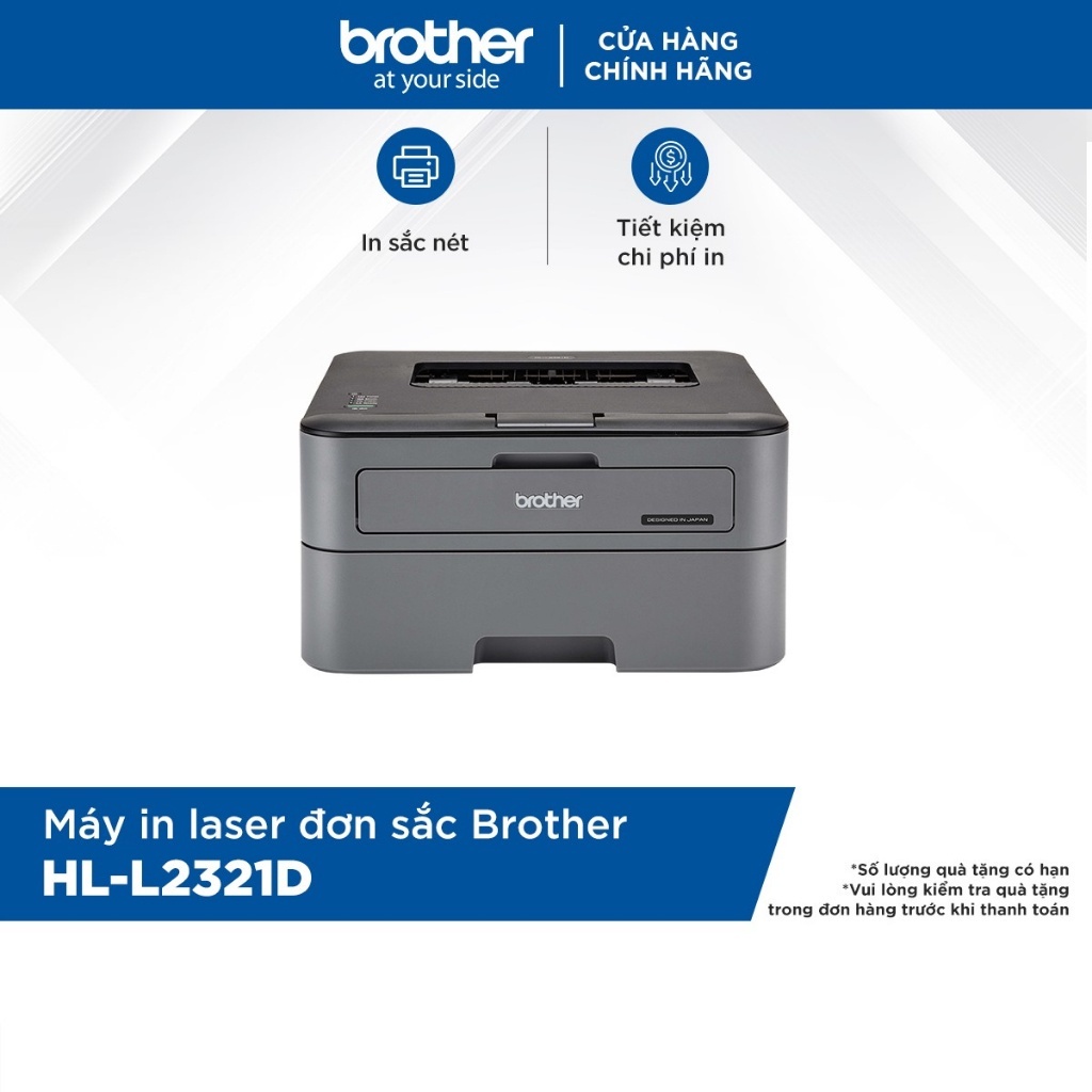 Máy In Laser Đen Trắng Đơn Năng Brother HL-L2321D Duplex - Hàng Brother Việt Nam