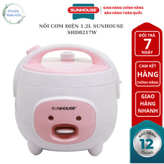  Nồi cơm điện 1.2L SUNHOUSE SHD8217W - Hàng chính hãng bảo hành 12 tháng 