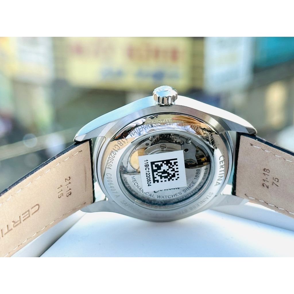 Đồng hồ nam dây da Certina Automatic DS-1 C006.407.16.298.00
