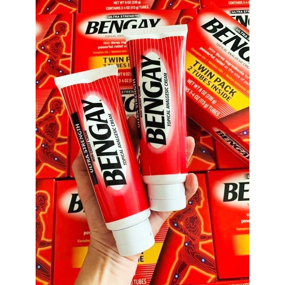 Tuýp Dầu nóng xoa bóp Bengay Ultra Strength 113gr nhập Mỹ mẫu Mới