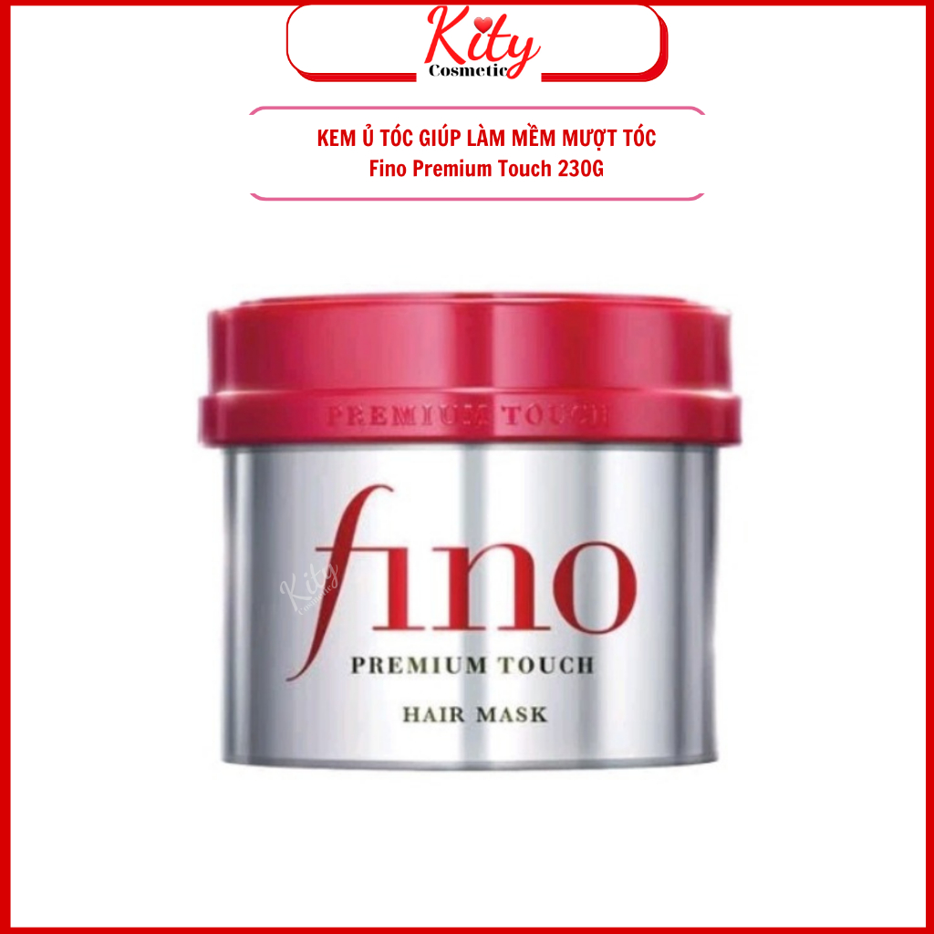Kem ủ tóc fino shiseido Nhật Bản, ủ tóc phục hồi hư tổn khô xơ dưỡng mềm mượt (Hũ 230g, mẫu mới)