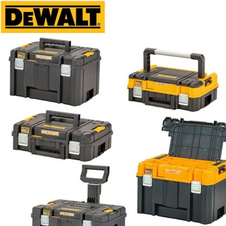 Thùng dụng cụ nhựa đựng đồ nghề cao cấp chuẩn IP54 loại lớn T-STAK DeWalt 2.0 - Chính Hãng DWST83346 DWST83343