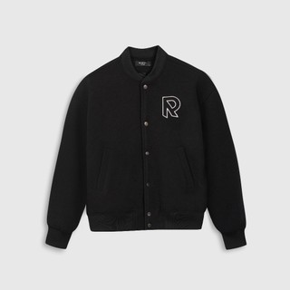 Áo khoác ROWAY, dạ ép form suông | Varsity trơn