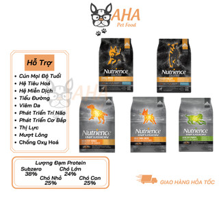 Thức Ăn Cho Chó Corig Pug Bull Pháp 2 Tháng Tuổi - Nutrience Bao 500g - Đồ Ăn Cho Chó Con Thịt Gà Tây, Bò, Cừu, Tr